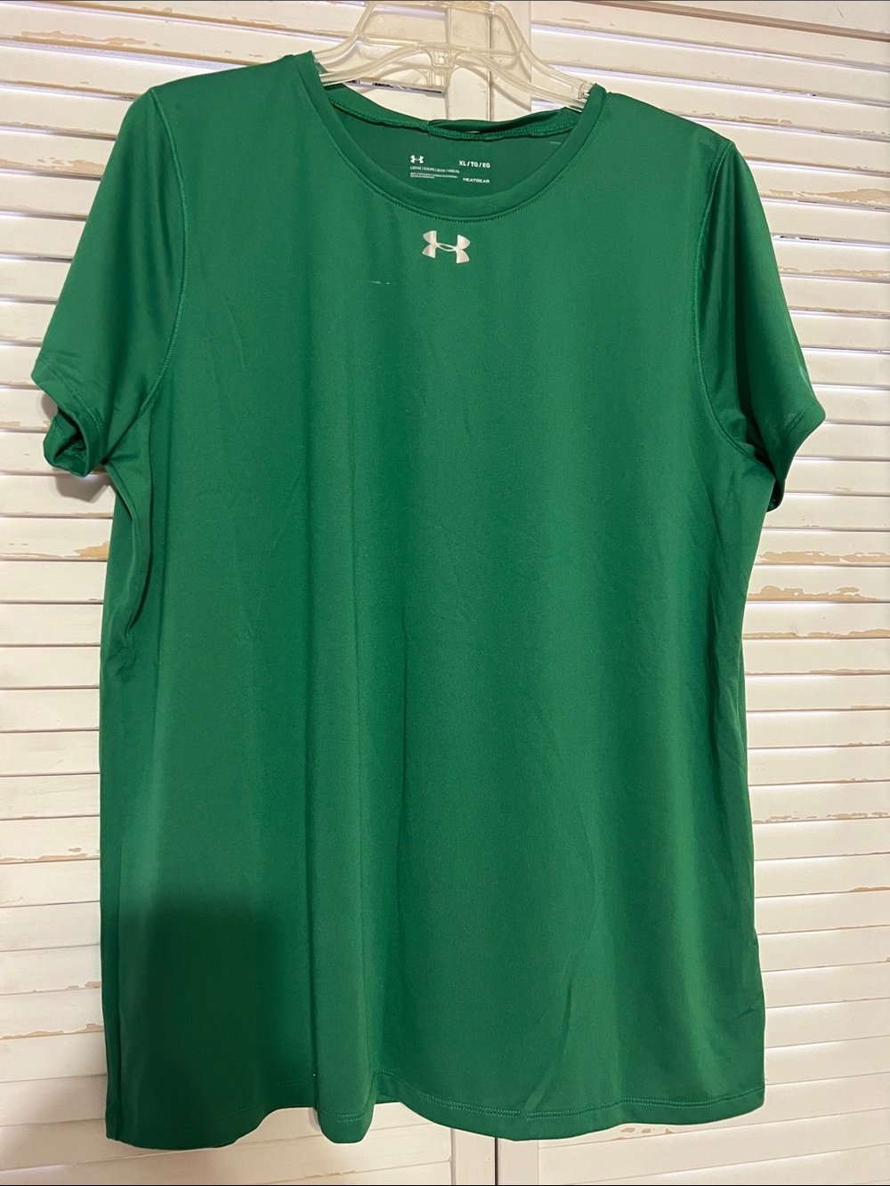 Under Armour Kelly Green Short Sleeve Performance Tek Gear